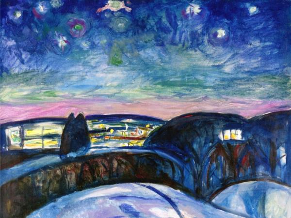 Munch - Starry night 1922-24